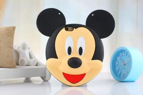 7寸可爱米奇头链条保护套挂绳批发