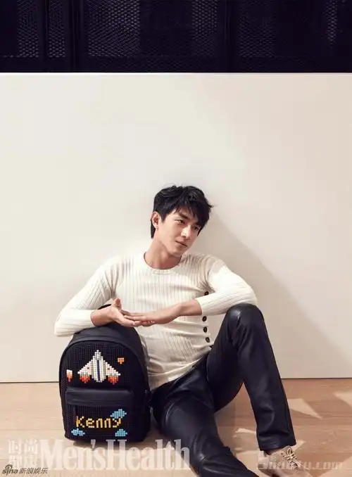 林更新帅气秋装登时尚健康杂志封面图片暖男型男美男男演员林更新