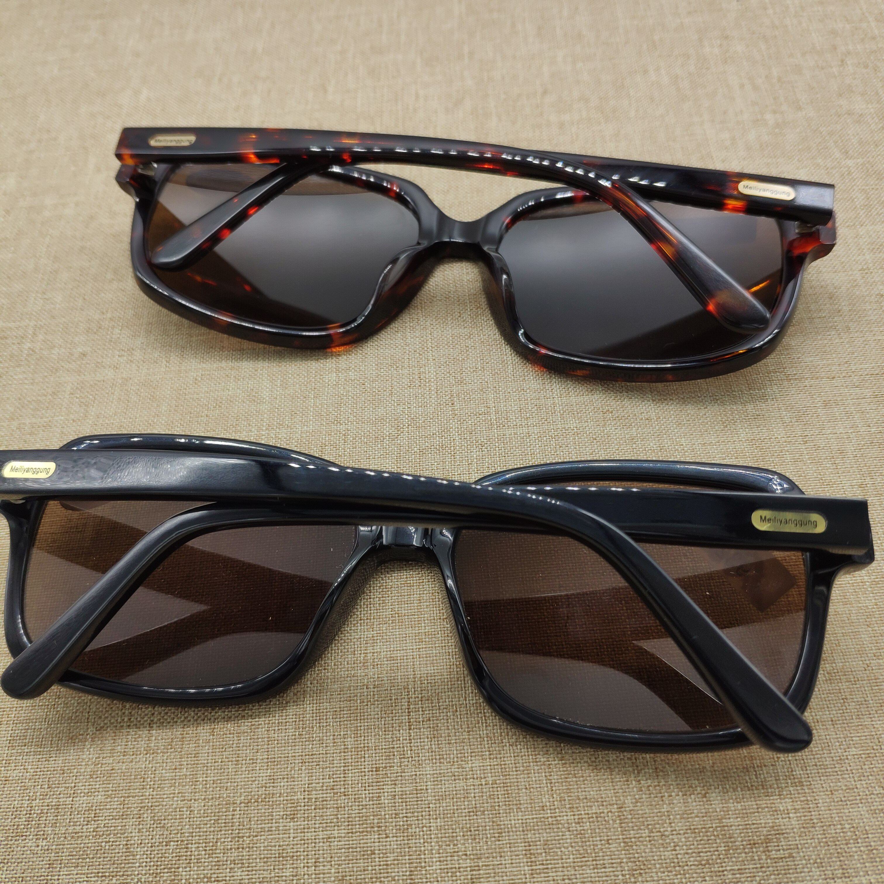 水晶水晶石石头镜天然石头眼镜中老年养眼太阳镜墨镜太阳眼镜