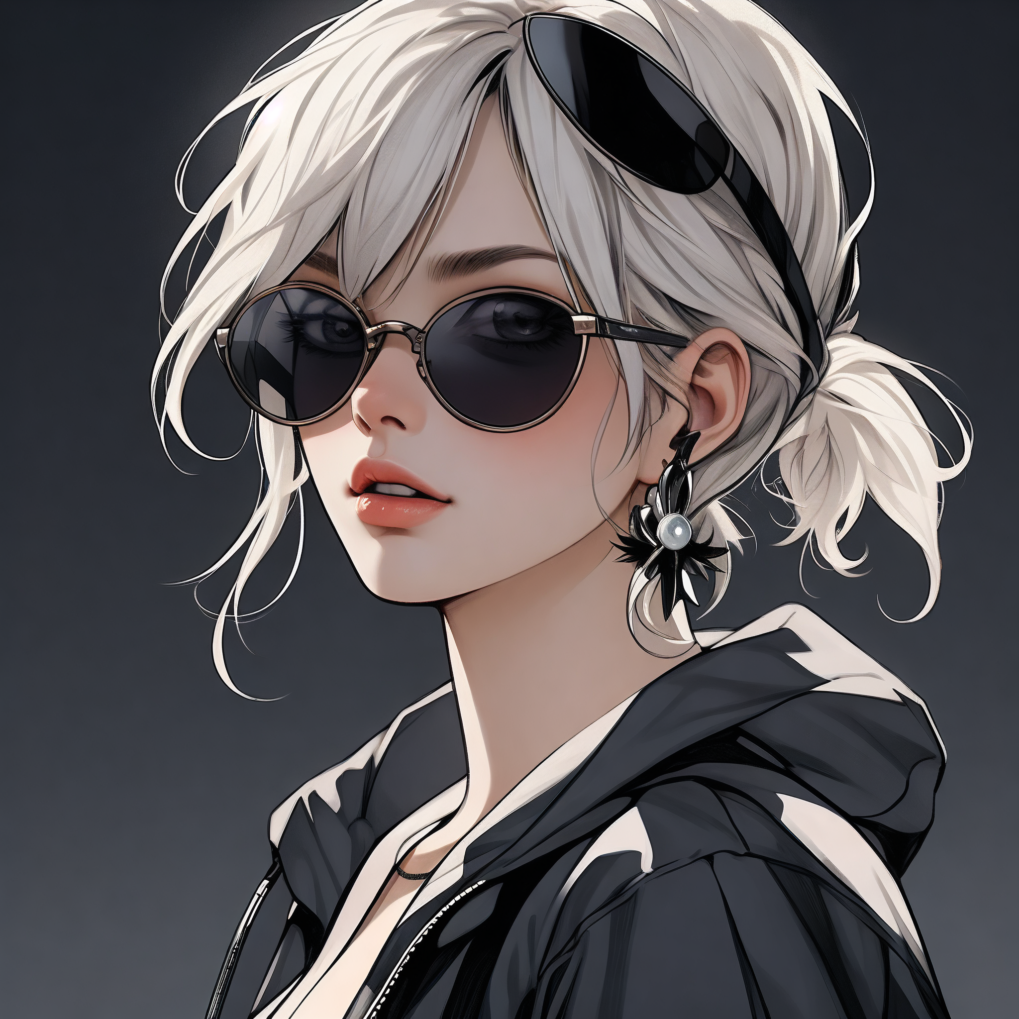 姐妹们,快来康康这些又拽又飒的女生头像,每一张都好看到爆啊!