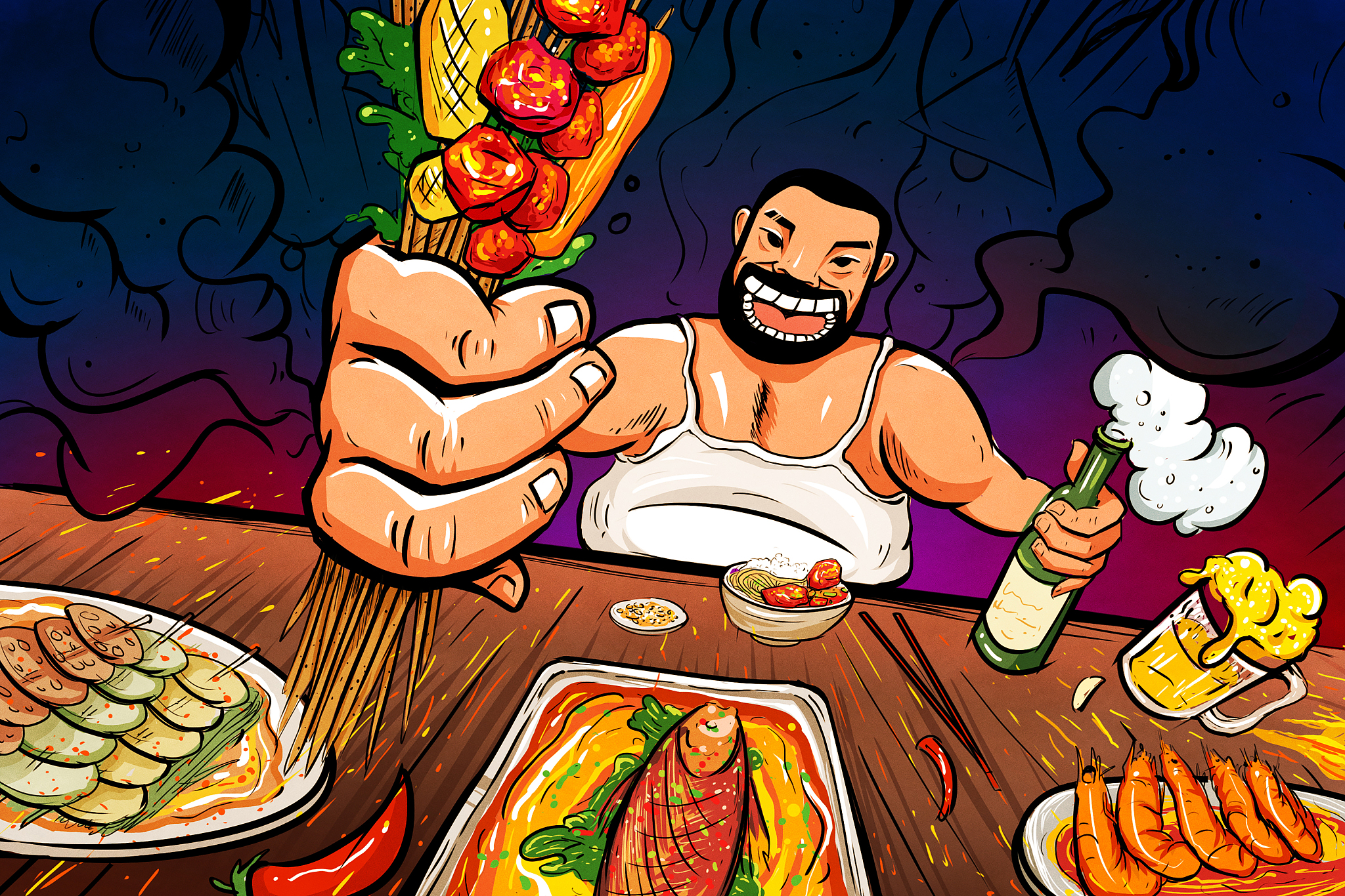 【#淄博烧烤店老板多算钱隔天加微信退还# 顾客:真诚永远是必杀技!