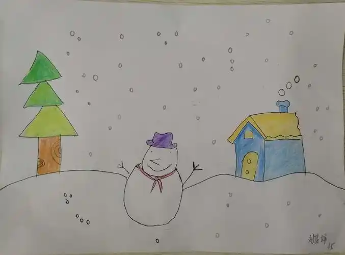 其它 画里的四季 写美篇【冬趣】冬天来了,孩子们期盼着下雪.