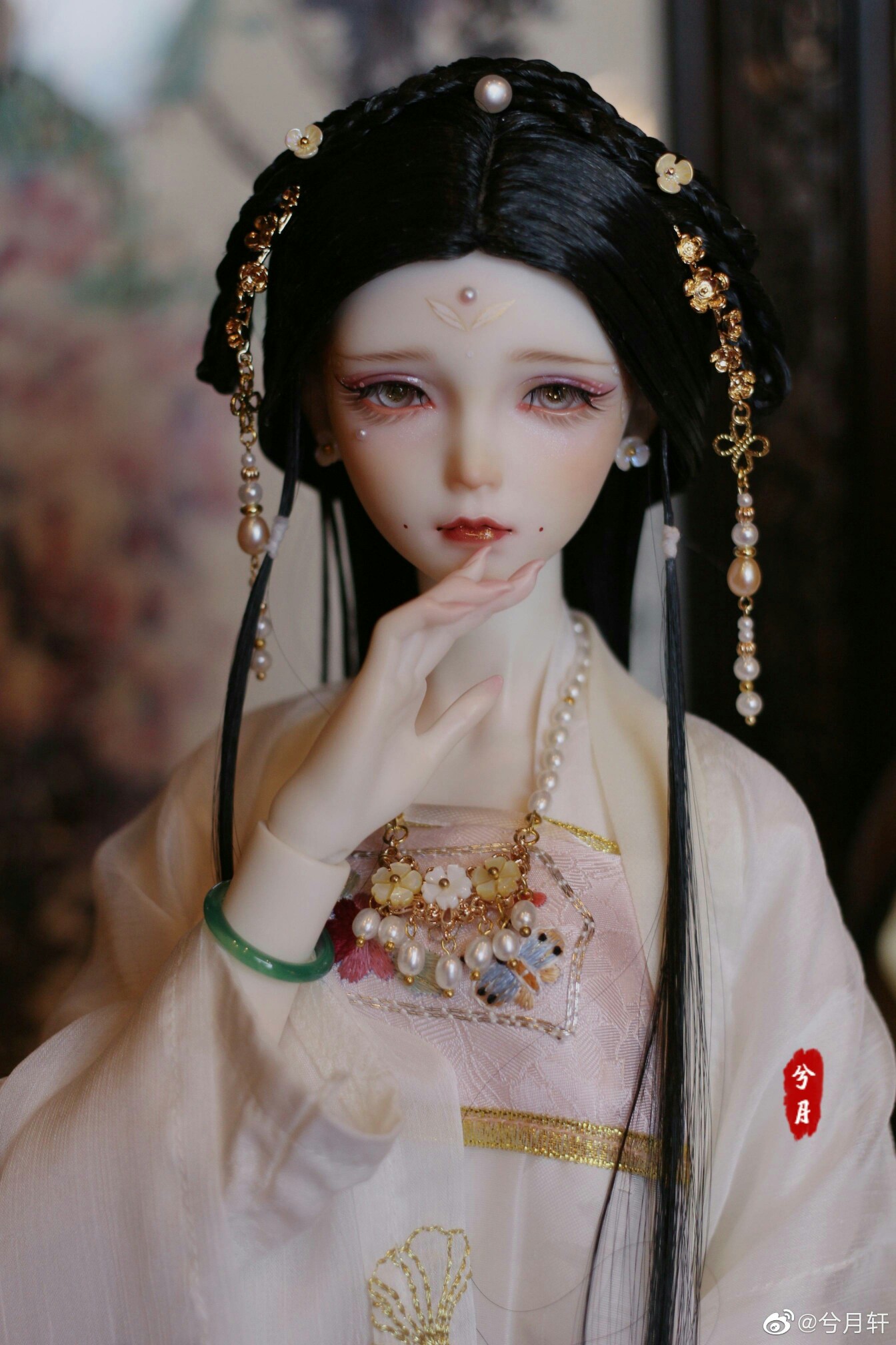 古风美人 sd娃娃 bjd 玩具 人偶 壁纸 萌物