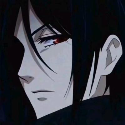 黑白动漫男头像