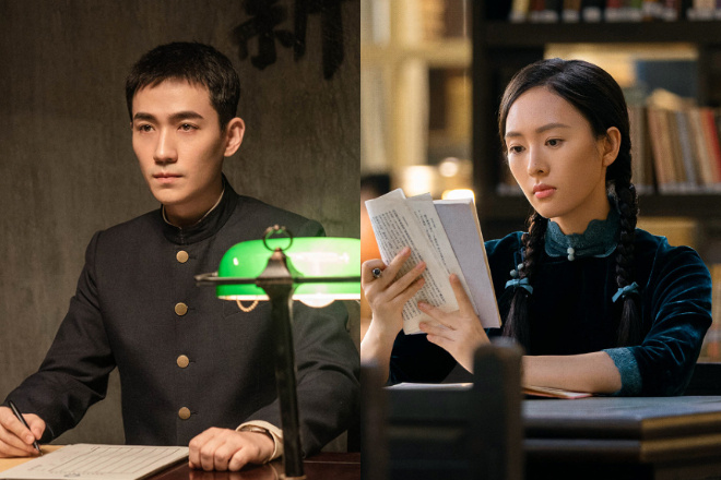 一张图三个剧组毛晓彤晒与朱一龙童瑶合照心情好