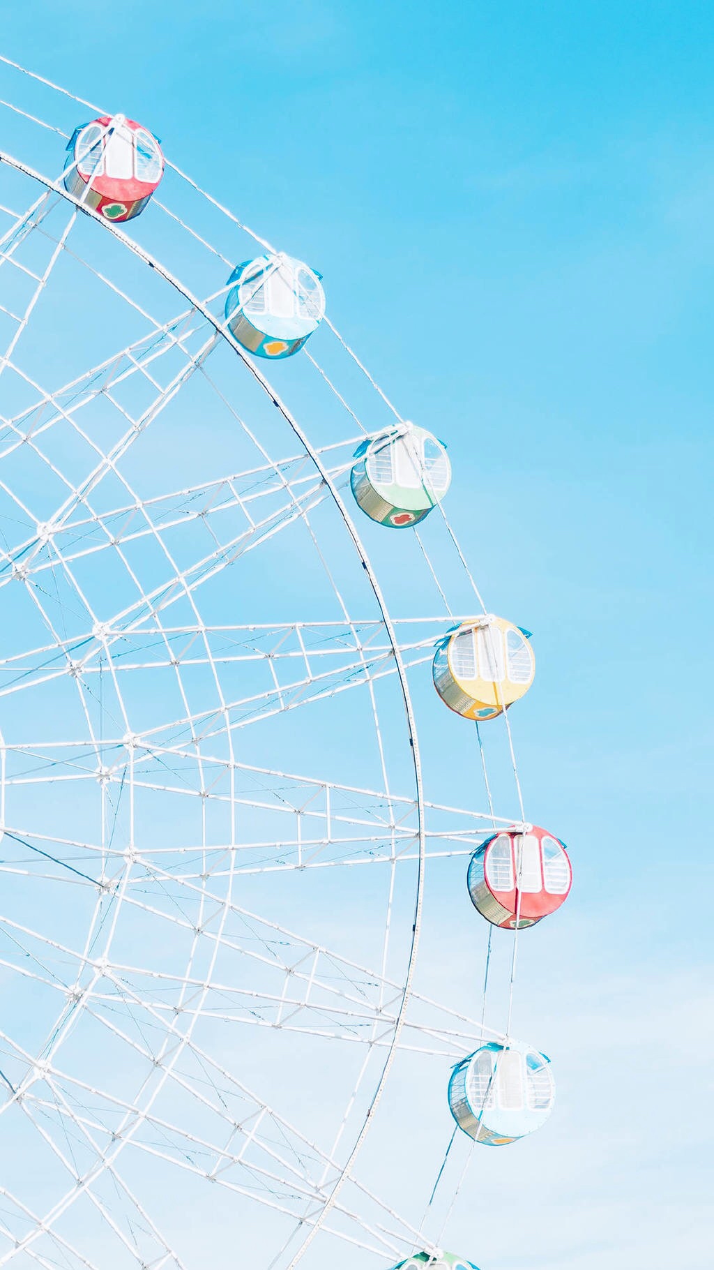 淡蓝色的日系小清新手机壁纸图片