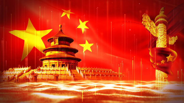 【红色ppt背景政府】图片