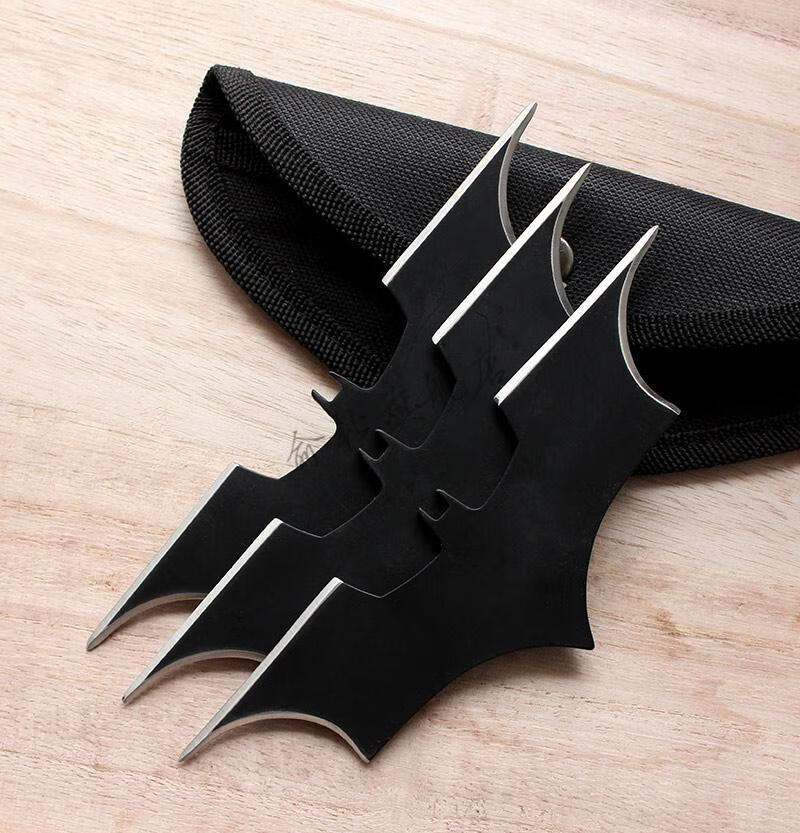 5mm长度:15cm蝙蝠侠a款飞镖 已开刃 (一套3支装)适用年龄:14岁以上