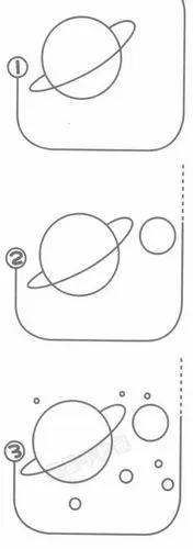 宇宙简笔画