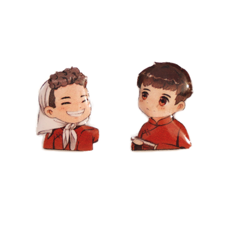 尚九熙何九华同款周边无耳洞耳夹女小企鹅银针耳钉防过敏塑料可爱