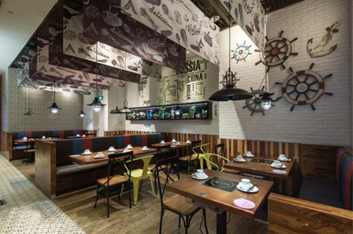 餐馆装修效果图带你领略不同特色风情的美食空间