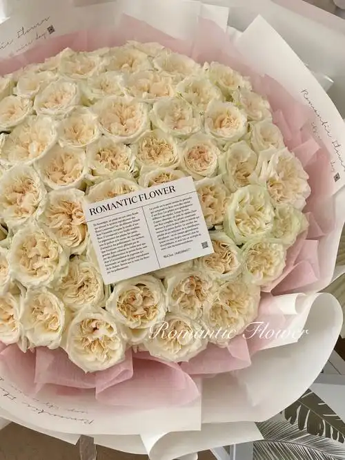 romantic52支白荔枝玫瑰07