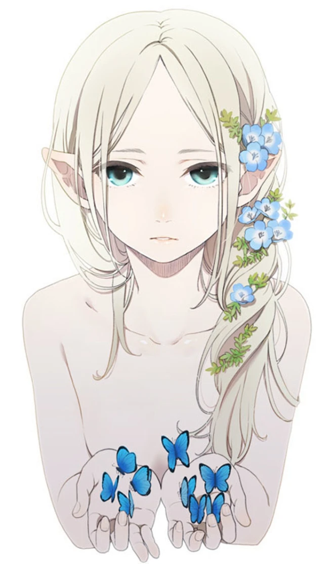 11:24:54モー助 精灵 美女 蝴蝶小蓝花 漂亮动漫彼岸的梦该采集也在