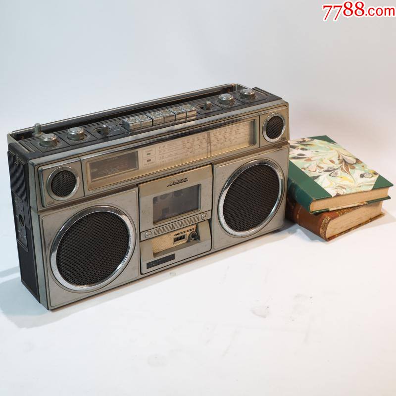 古董古玩卡带磁带录音机收音机老式8090年代老物件民宿摆件故障
