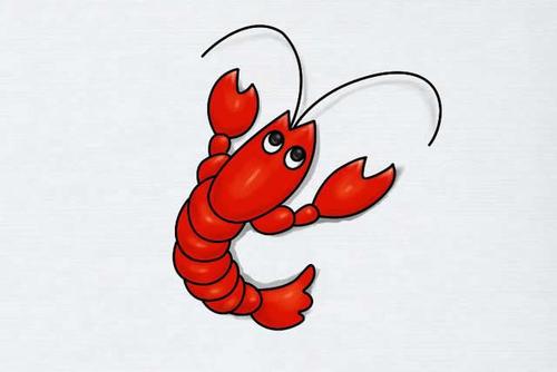 教大家学画小龙虾简笔画 详细步骤图解教程
