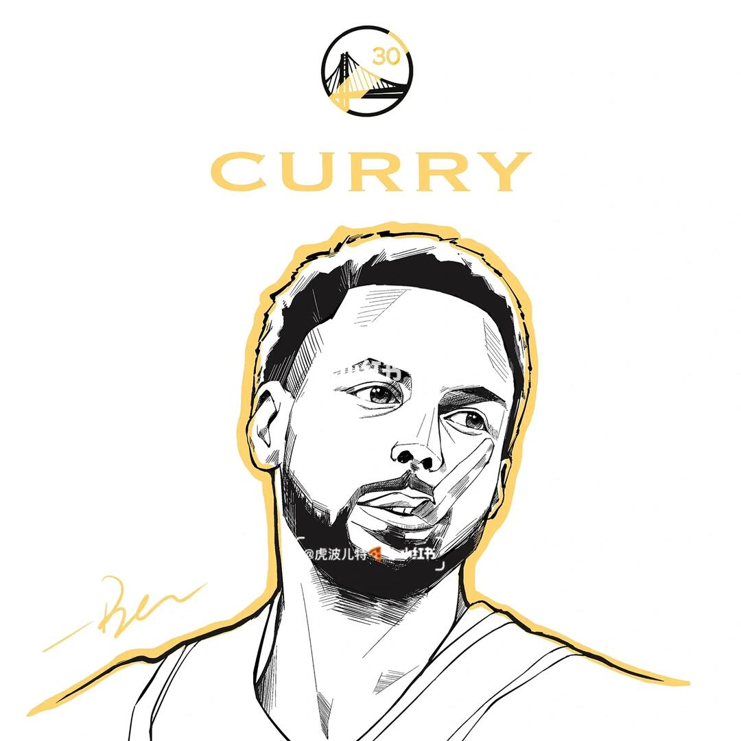 挑战画100个库里04100