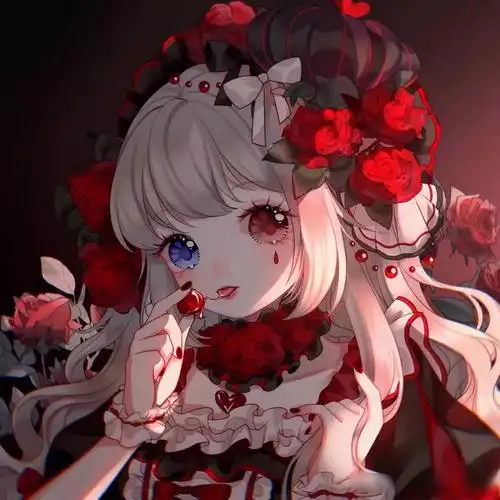 异瞳动漫少女头像