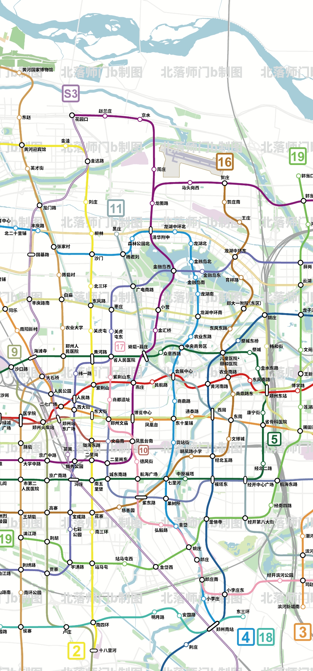 郑州地铁远景规划