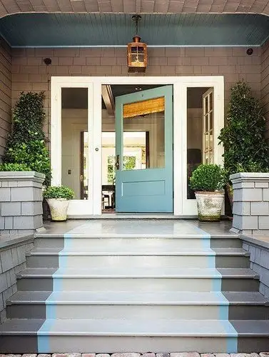 别墅门口楼梯效果图