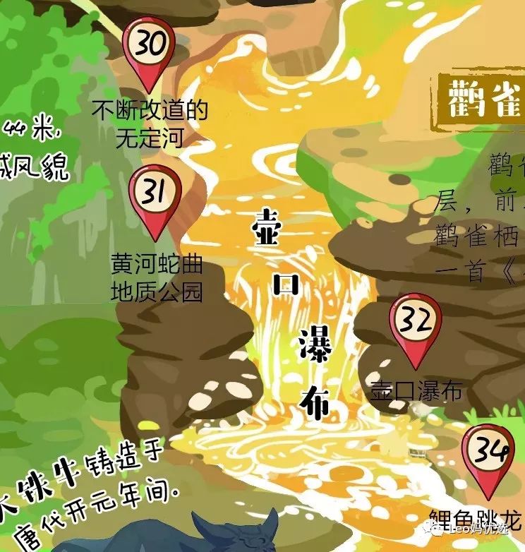 瀑布上游黄河水面宽300米,在不到500米长距离内,被压缩到20-30米的