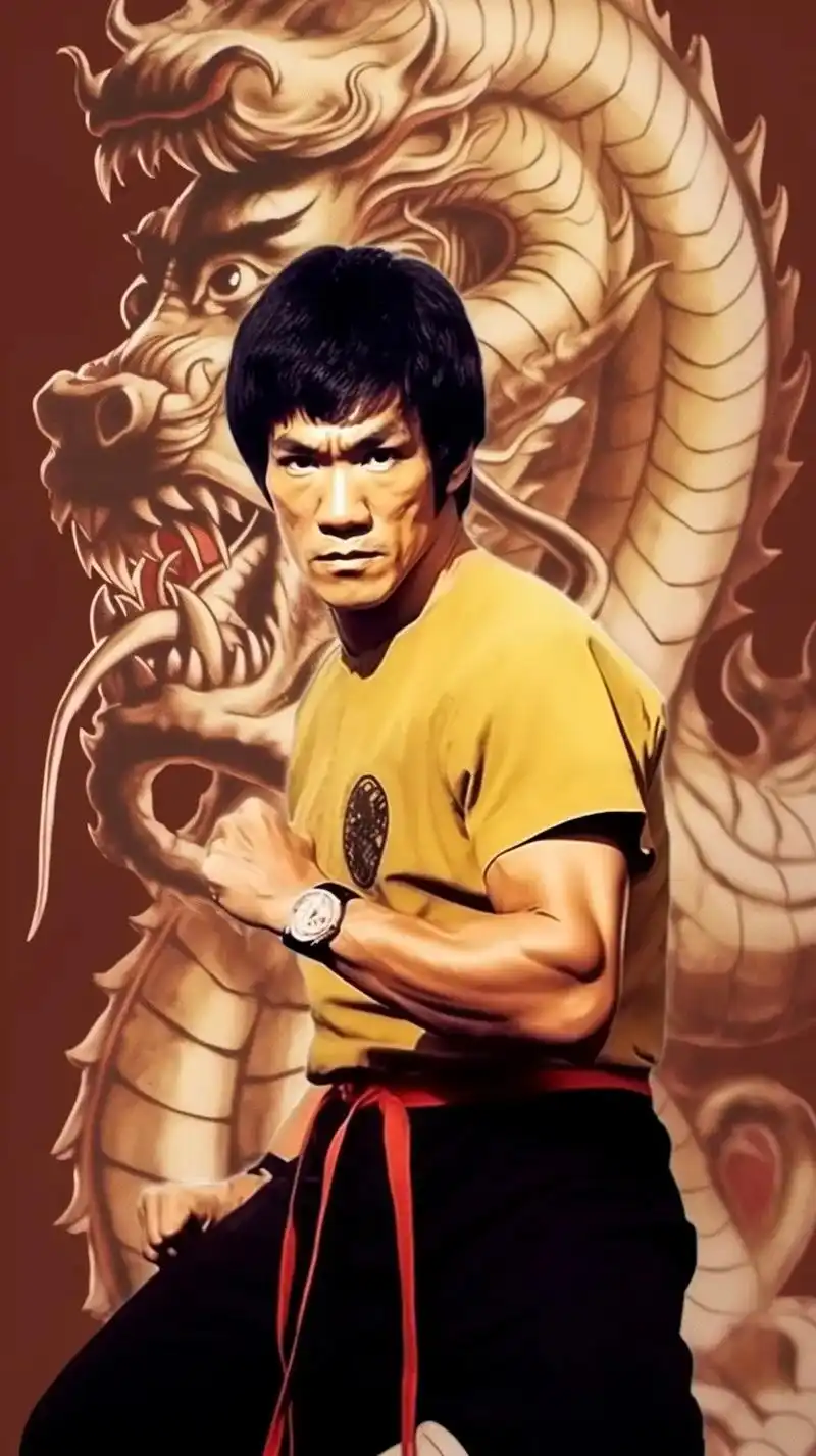 武术巨星李小龙,截拳道的创始人,速度与力量的完美结合,以自由 - 抖音