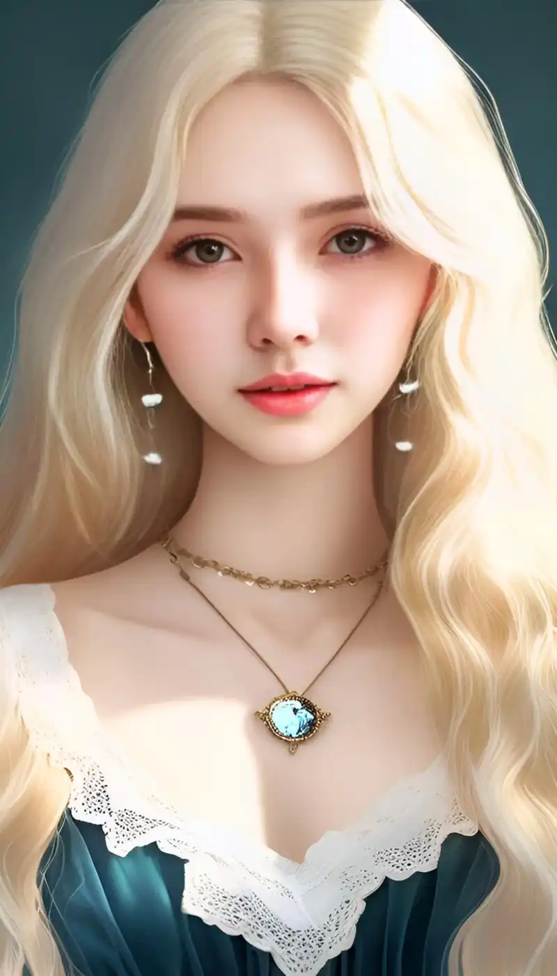 一位极品精致真人美少女.#欧美风  #美女 #美图分享 金色 - 抖音