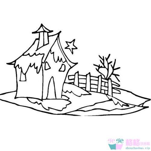 山水风景简笔画大全儿童简笔画 画一简笔画风景构图大全 儿童简单的