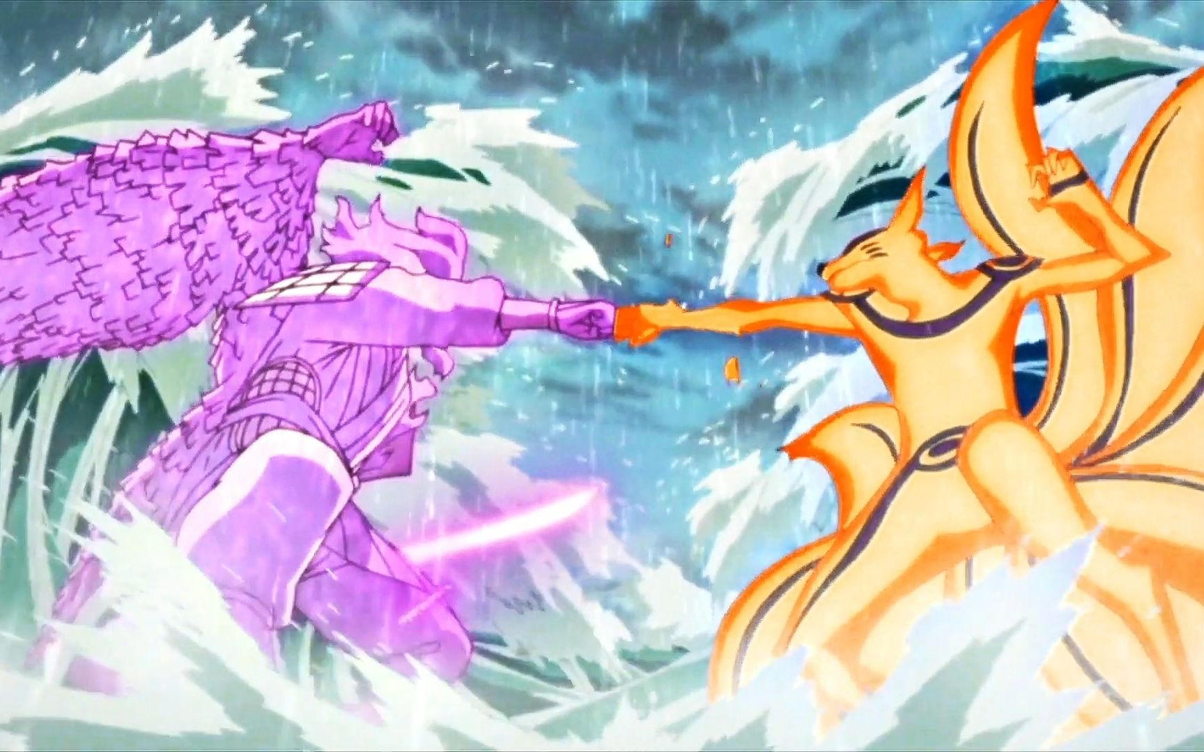 "剪掉多余对话"鸣人vs佐助终结谷最后一战!