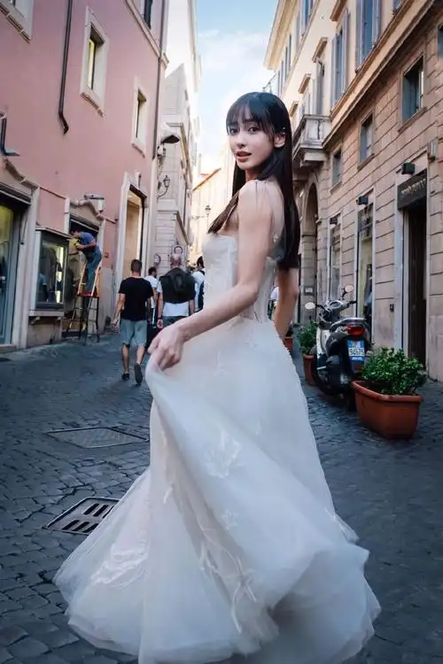 简介:angelababy白纱礼服性感剧照图片,分享一组angelababy图片给大家