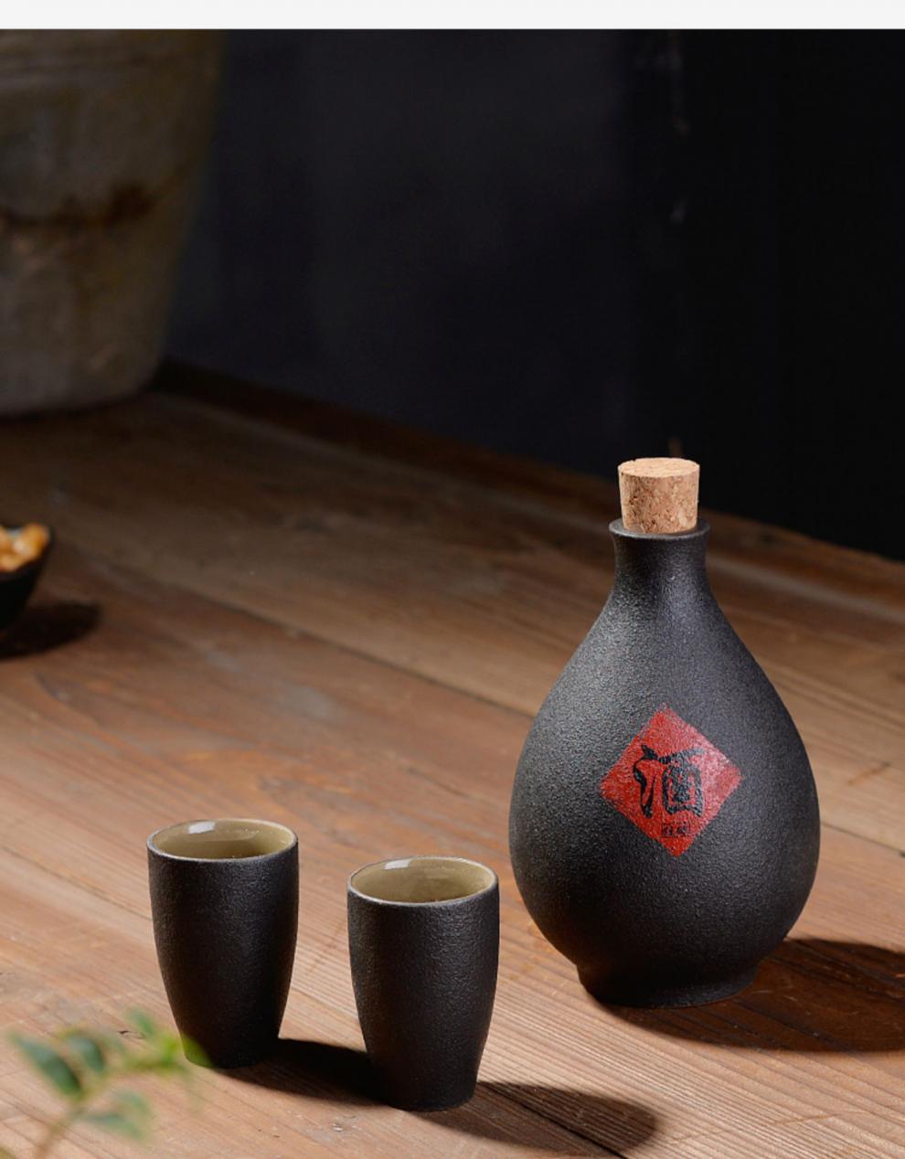 【品质严选】仿古铜酒壶中国风酒具套装家用古风酒壶中式白酒分酒器