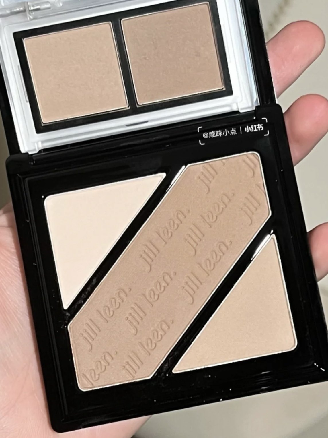 jill leen双色鼻影修容二合一 新手友好适合亚洲人肤色的修容哑光