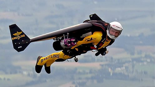 轻飞如燕 实拍单人喷射飞行器jetman高空飞行_百度视频搜索