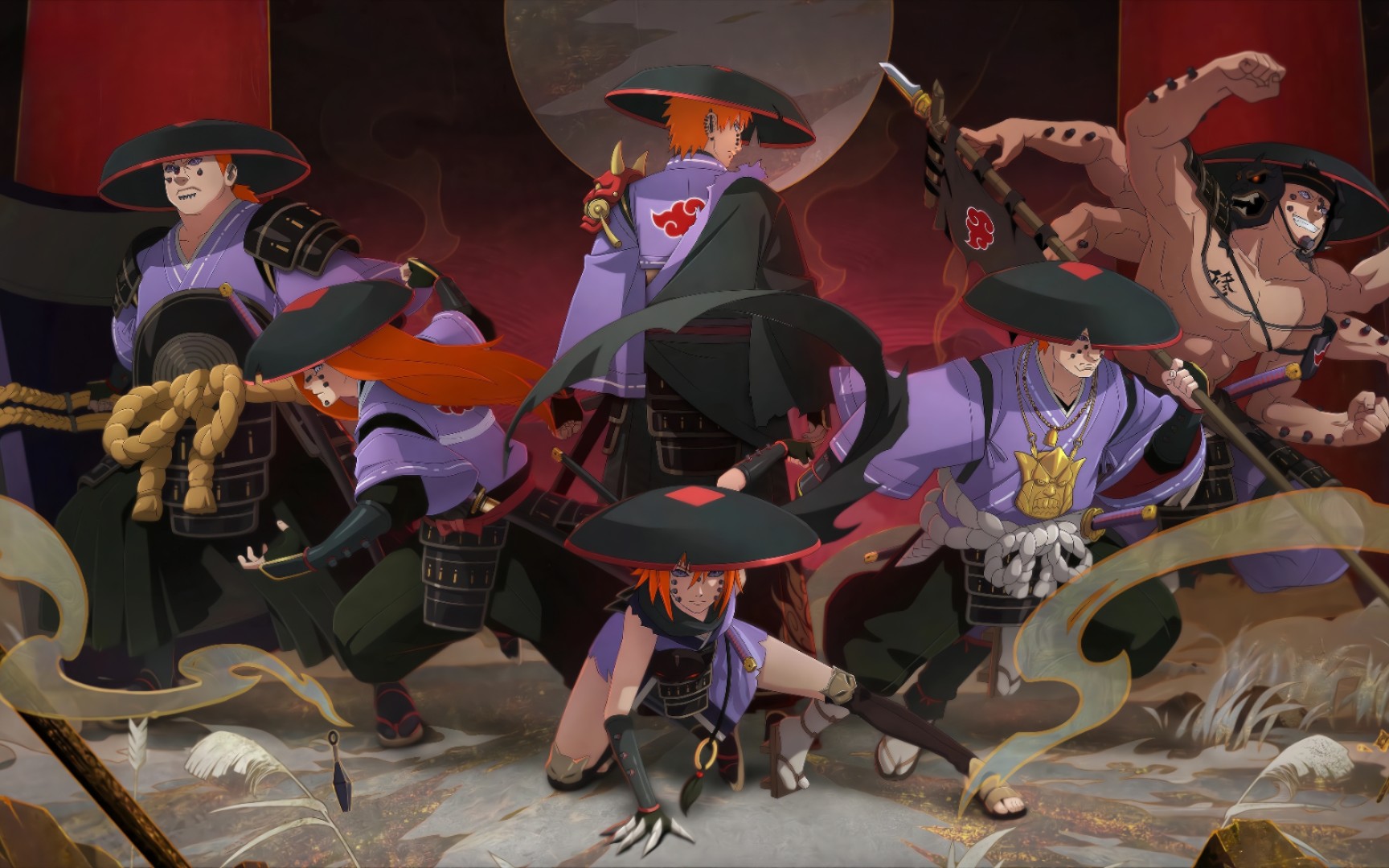 【火影忍者手游】4k官方宣传海报壁纸超清无水印纯享(第二弹)