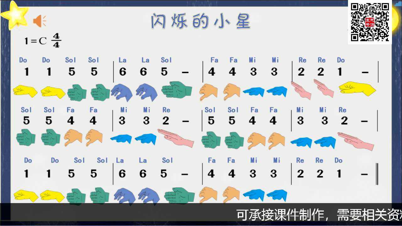 小星星 柯尔文手势图视频_腾讯视频