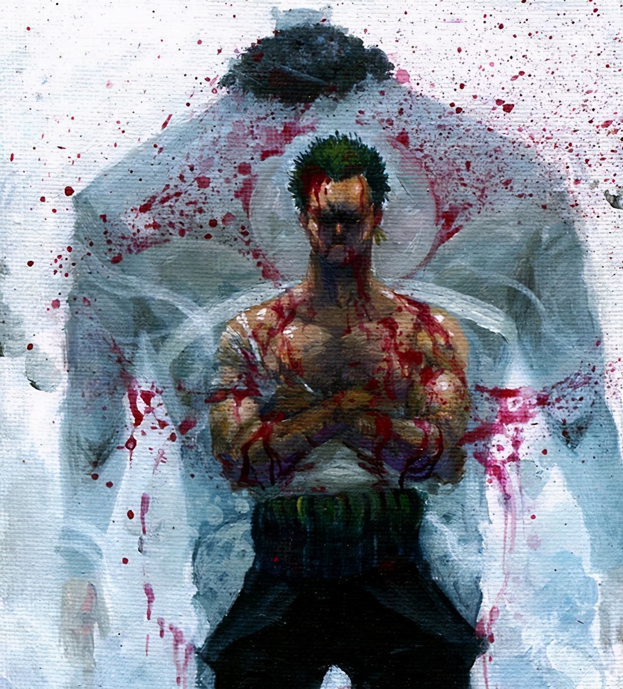 海贼王:恐怖猎奇同人图,路飞是个恶魔肥宅?还好索隆还是帅气的