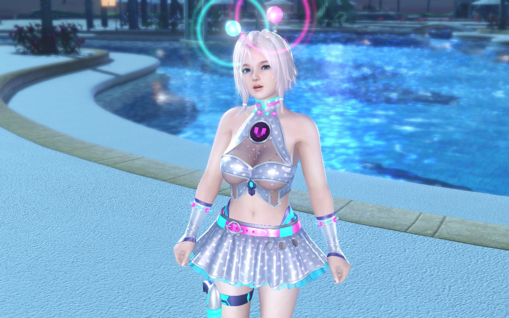 奶排日服第2集:抽到露娜的新泳衣满满的二次元电子风很适合中二病的