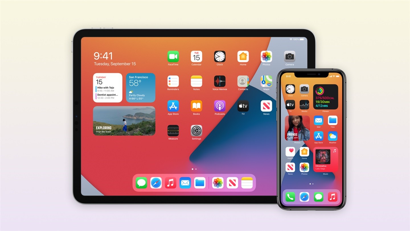 苹果ios14ipados14内置原生壁纸下载12p