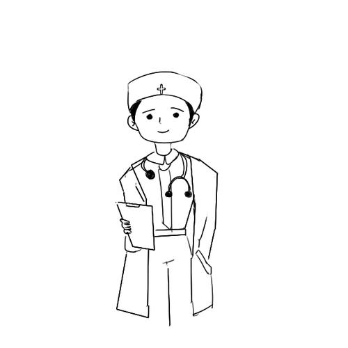 最受尊敬的人简笔画医生
