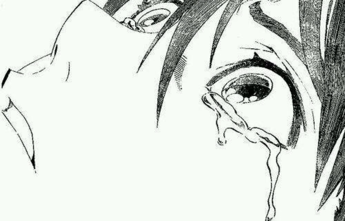 「黑白,线条系」动漫 头像 壁纸 眼泪 男