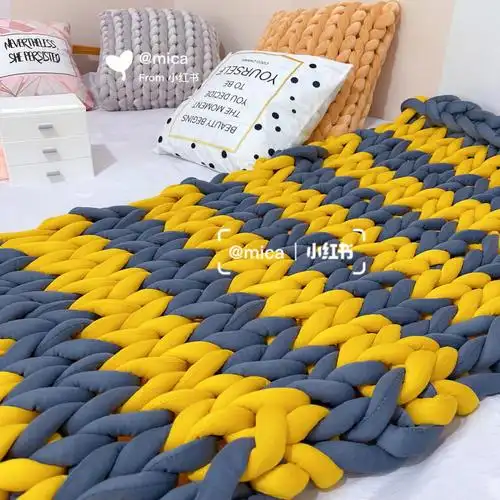 的 不需要针 用时1个小时左右 667015220cm以前用的都是纯色编织