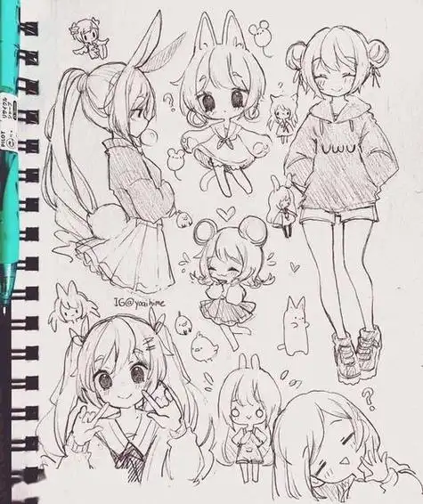 画漫画人物简单漂亮 简单又好看的动漫人物怎么画