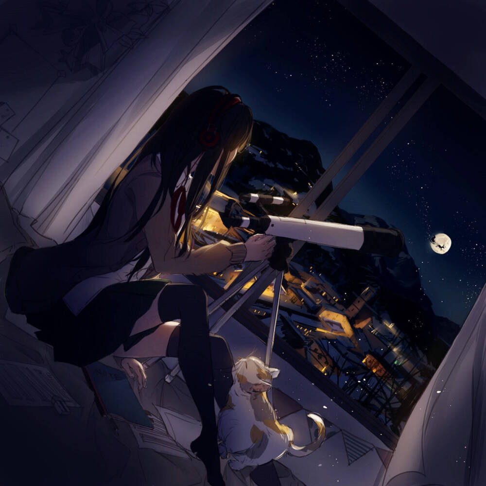 女头星空动漫头像