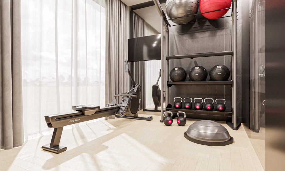 小户型也可以拥有的健身房