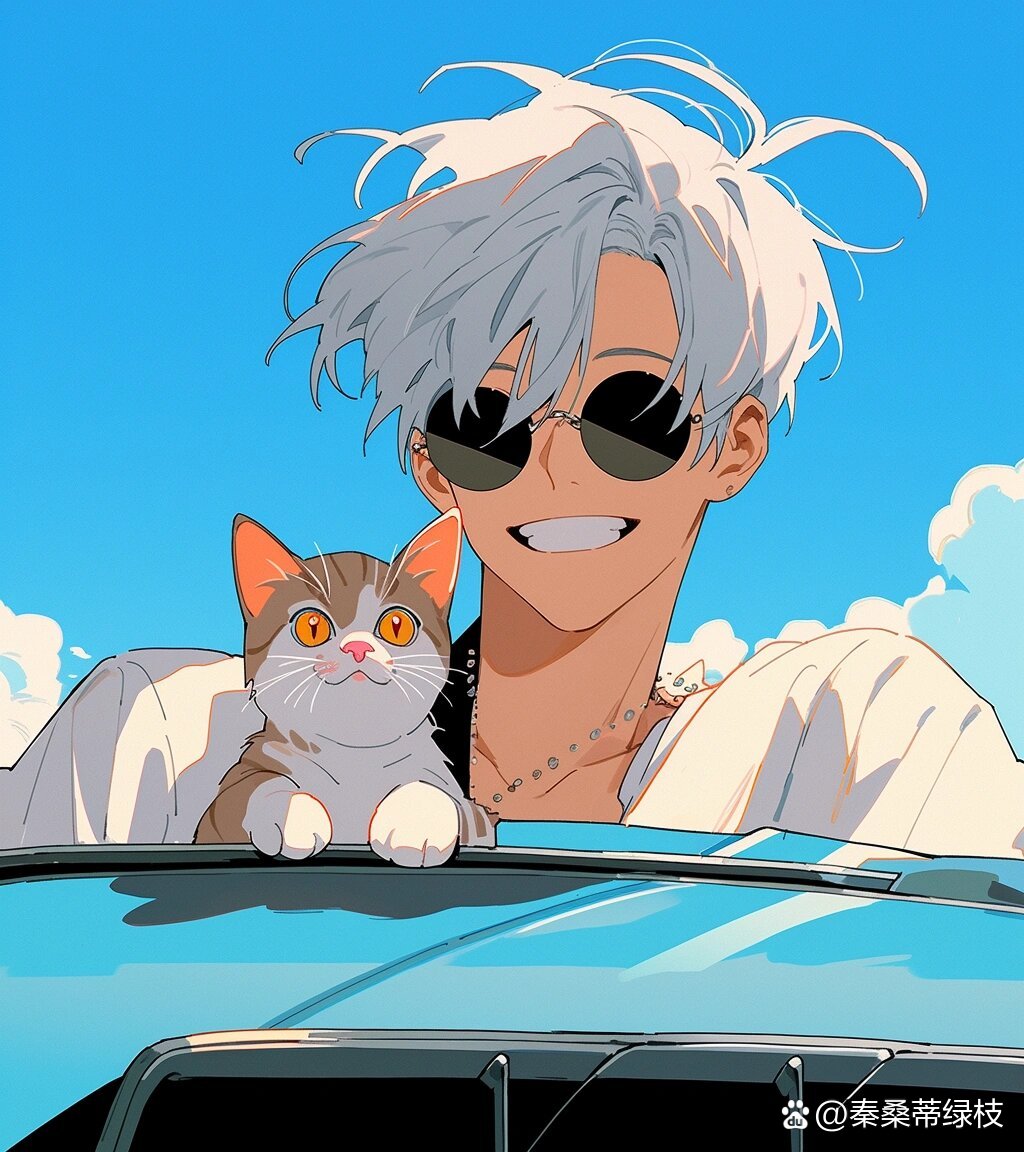 简约男生头像 i 阳光大男孩 治愈系阳光男头,蓝色系,治愈系, 关键词