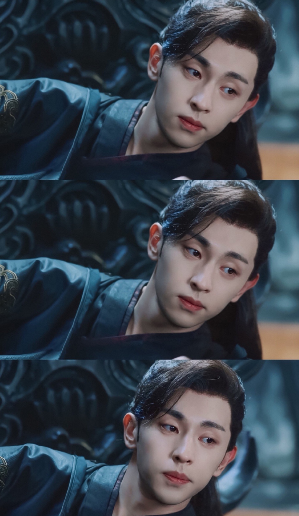 邓伦魔尊造型太酷了!身穿黑色戏服,头扎马尾辫,简直帅翻天