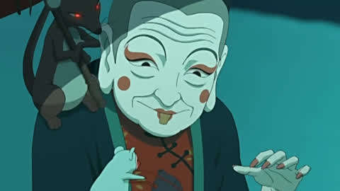 大鱼海棠(片段)鼠婆婆终于从女孩身上,拿到自己觊觎已久的东西