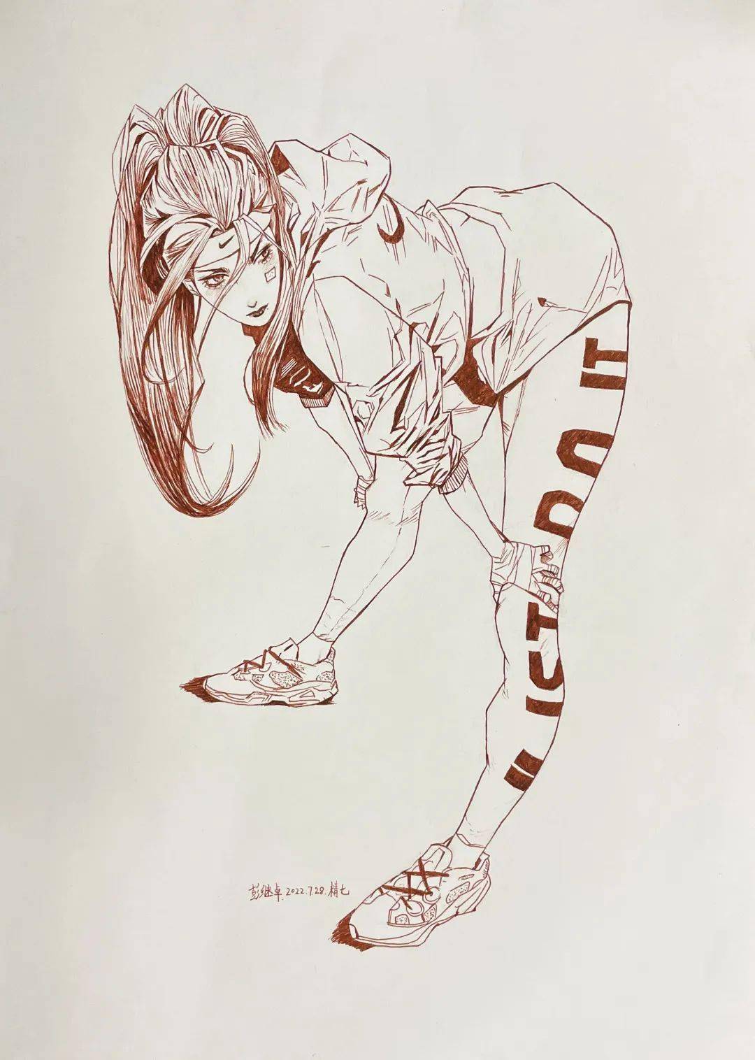 快看这些美术生的动漫速写作品一下子击中了我的心巴