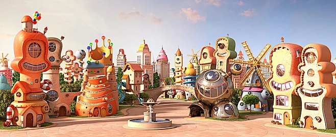 卡通,童话世界,游乐场,童趣,背景装饰,海报banner,手绘图库,png图片