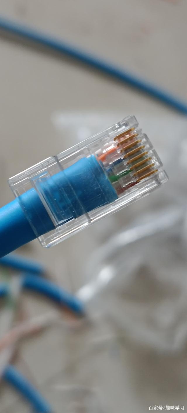 超六类网线水晶头制作方法568b