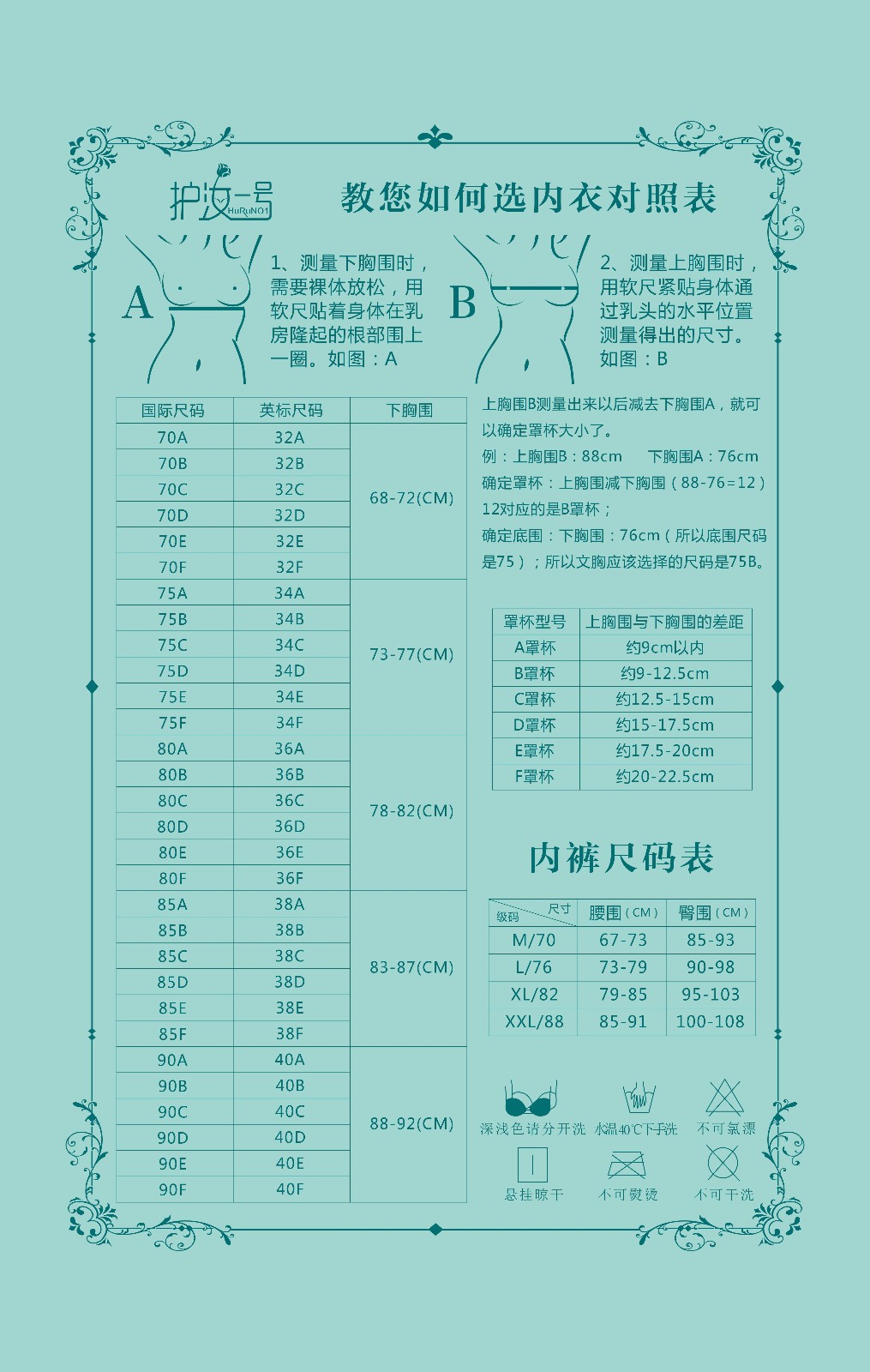 文胸,女人的内衣杯罩是什么意思,75b是什么